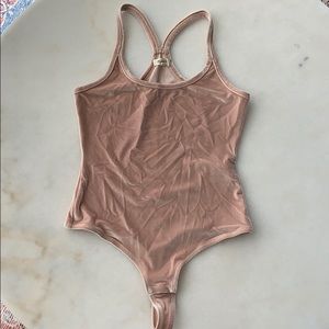 Madewell velvet bodysuit